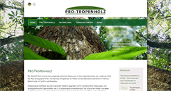 Desktop Screenshot of pro-tropenholz.de